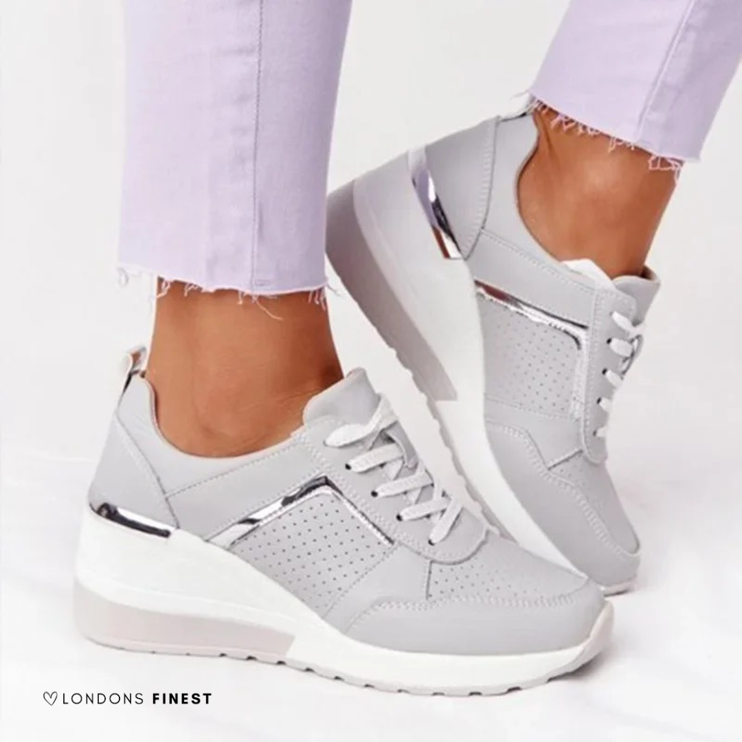 Women's Orthopedic Platform Sneakers – Grey