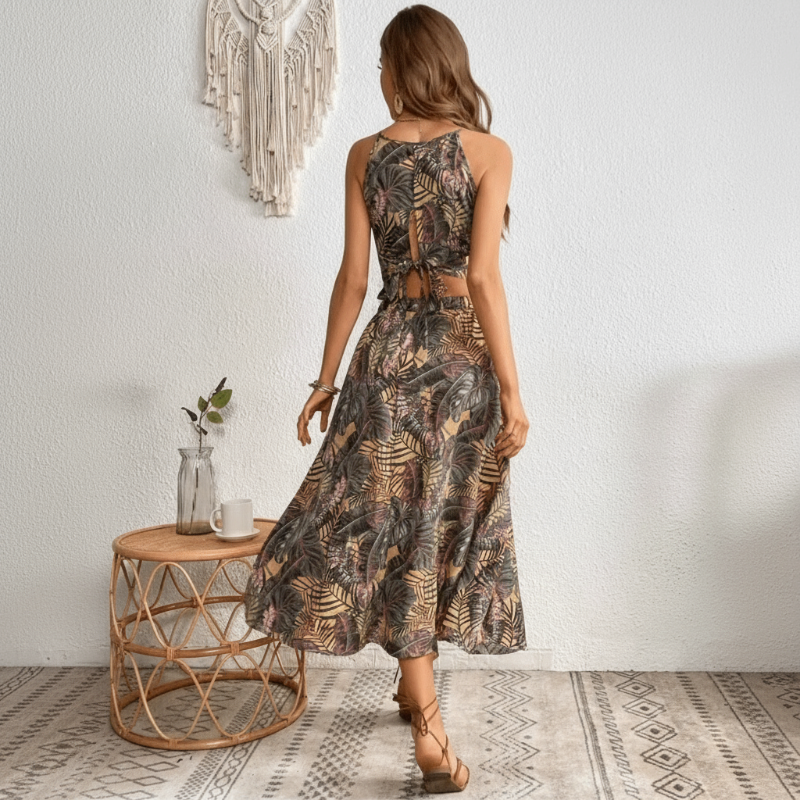 Grace | Boho Floral Maxi Skirt Set