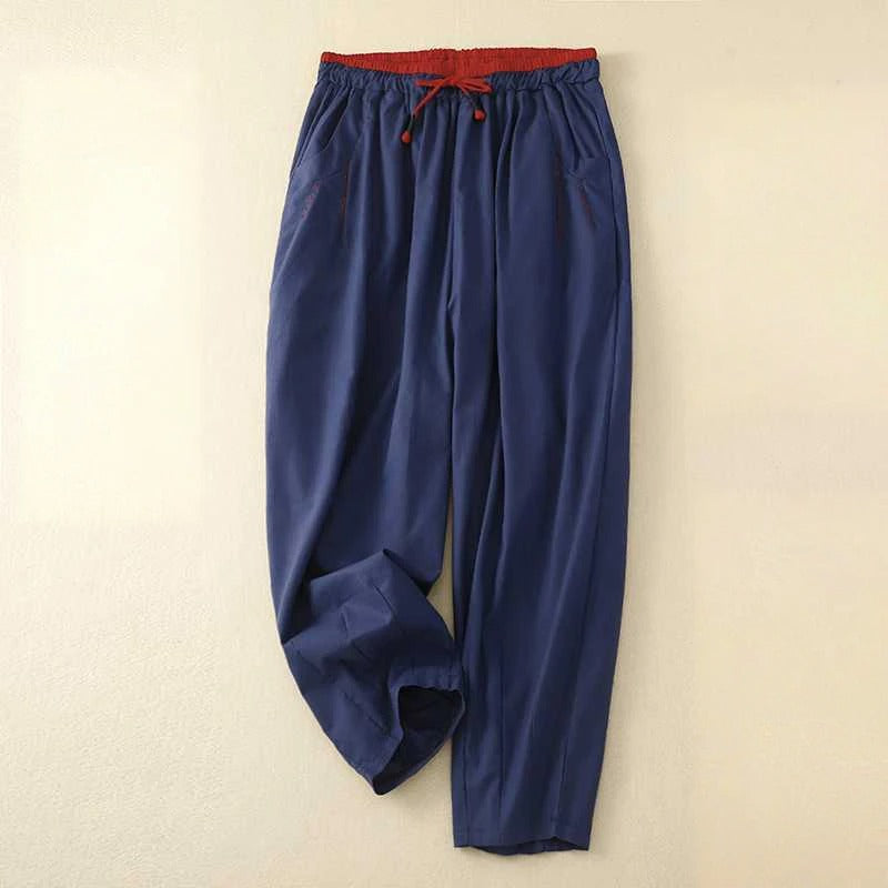 Women's Drawstring Pants – Navy Blue