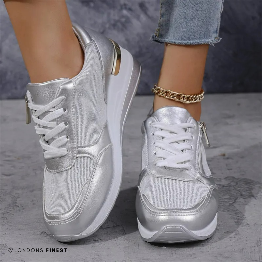 Women's Orthopedic Sneakers – Silver