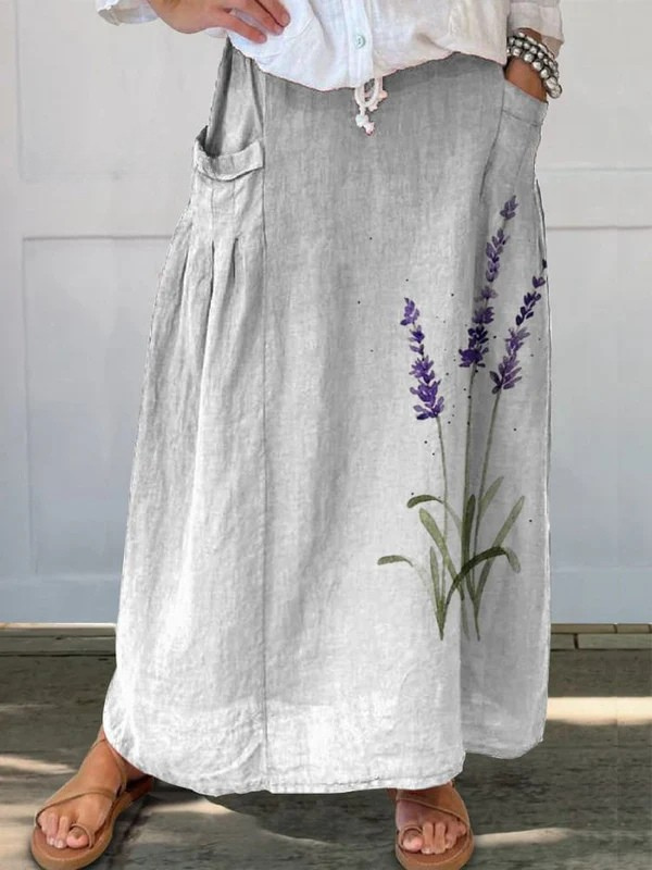 Women's Maxi Skirt – White