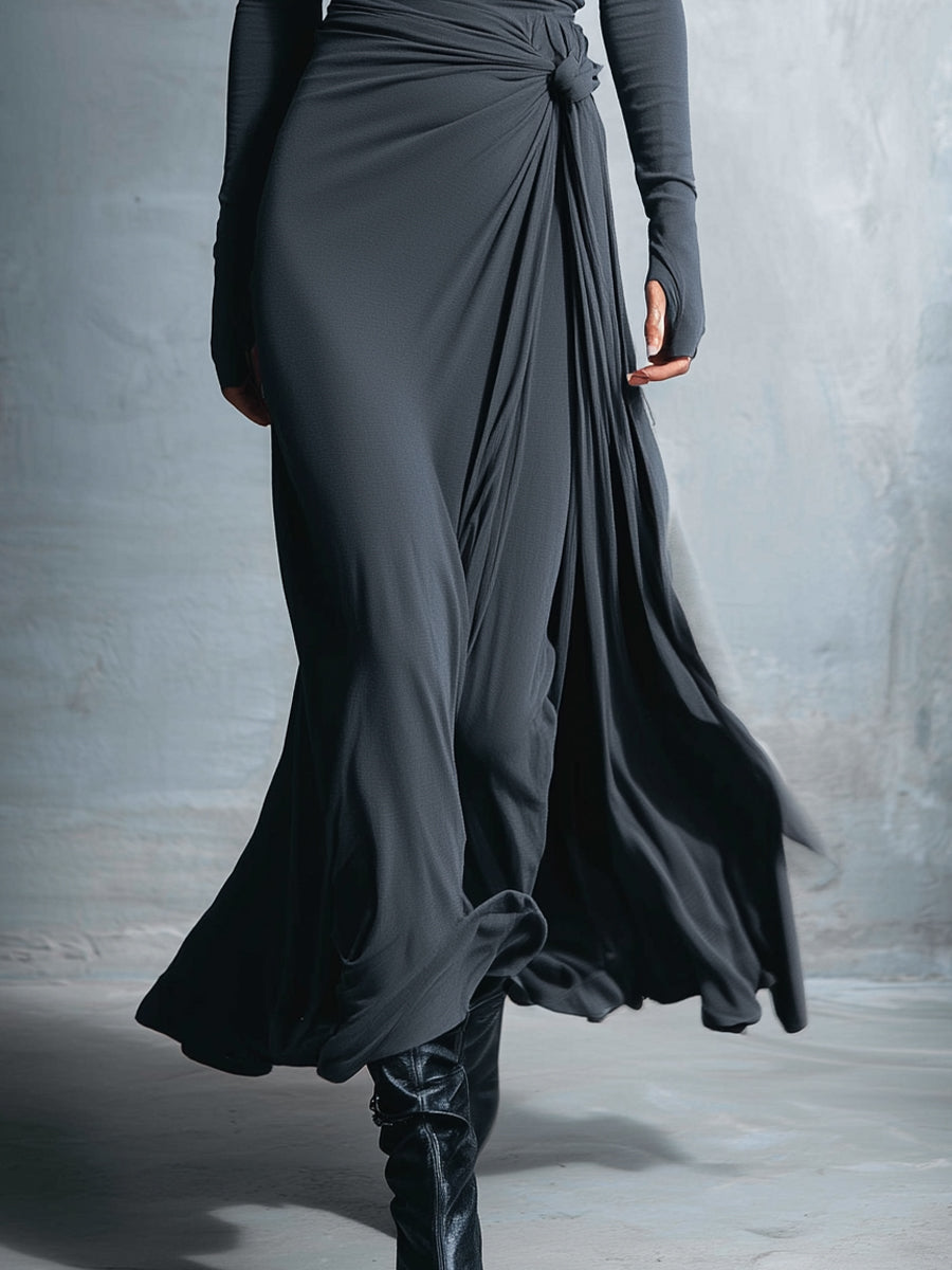Women's Wrap Maxi Dress