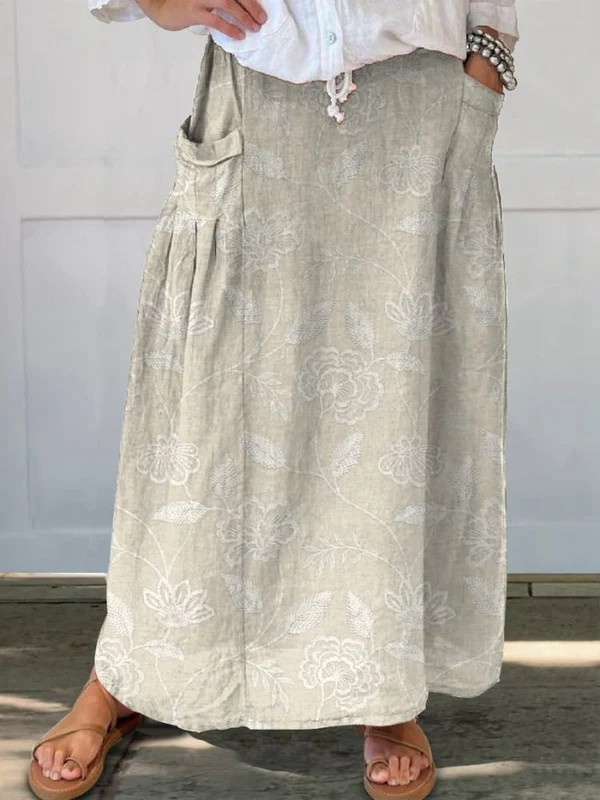 Women's Maxi Skirt – Grey