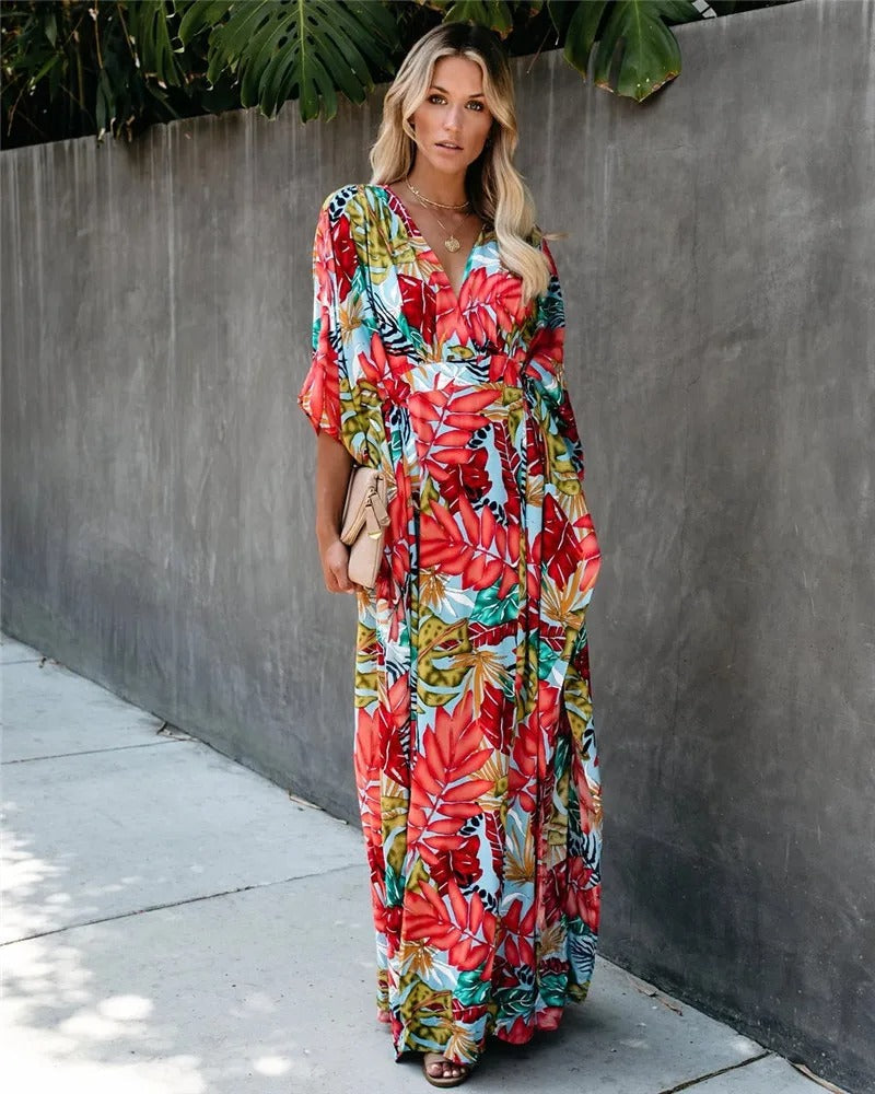 Women's Wrap Maxi Dress