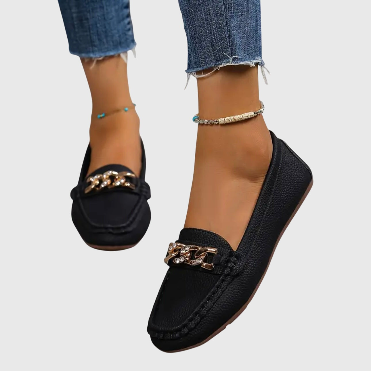 Women's Slip On Loafers – Black
