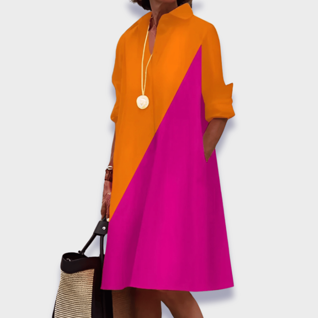 Women's Midi Dress – Pink