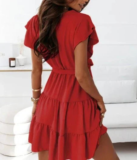 Women's Wrap Mini Dress