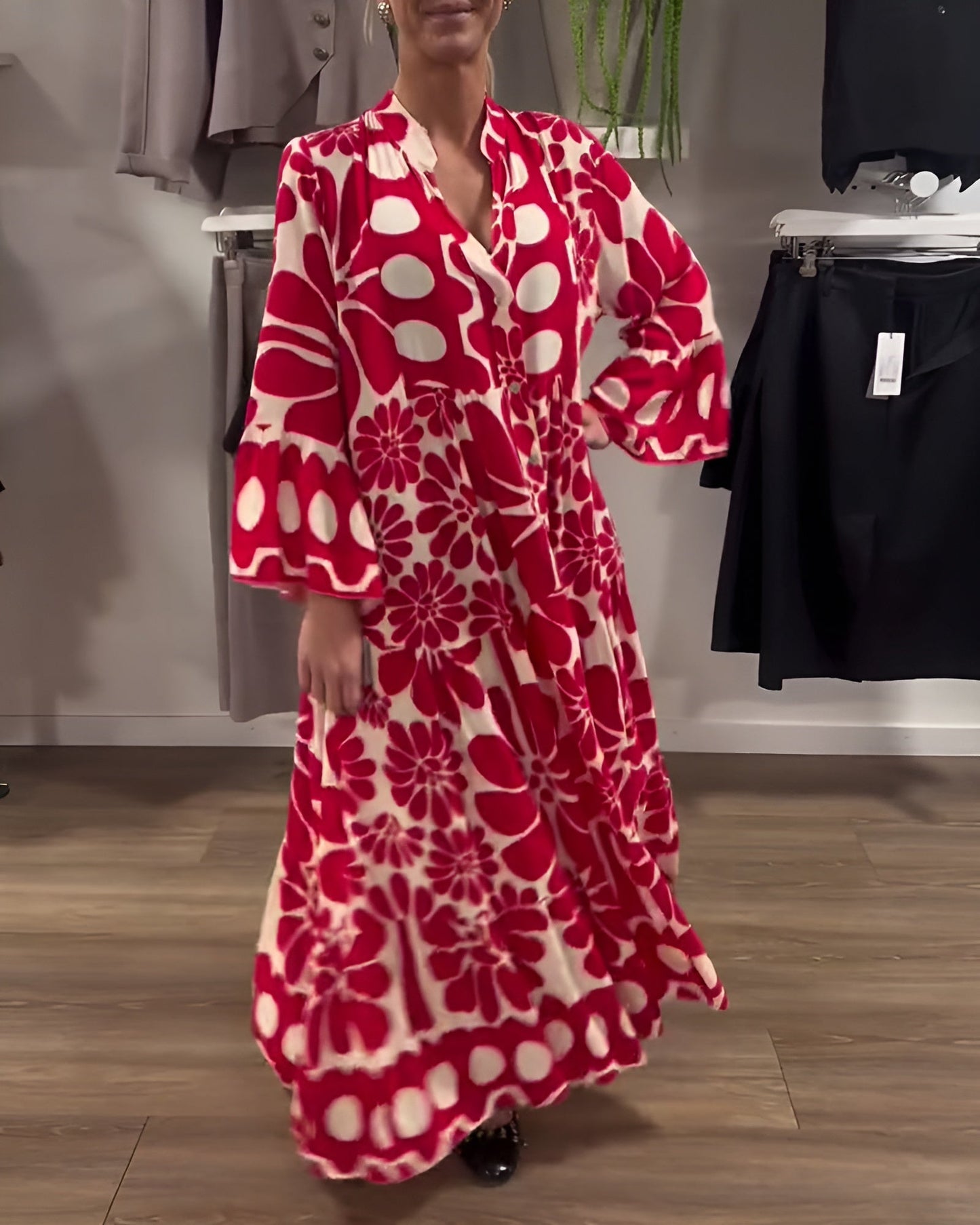 Women's Wrap Maxi Dress