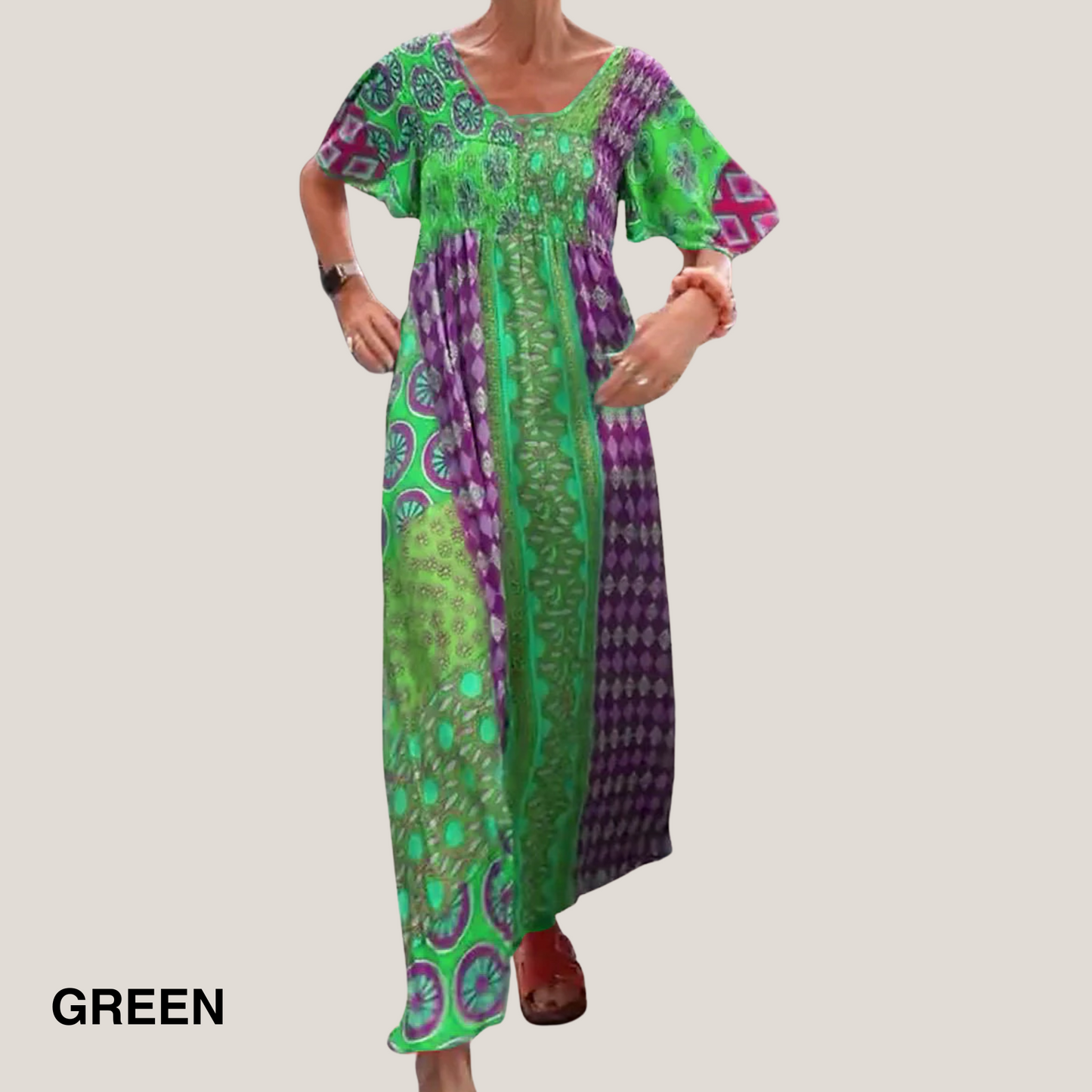 Women's Maxi Dress – Light Green