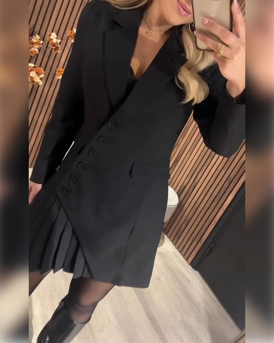 Women's Pleated Mini Dress