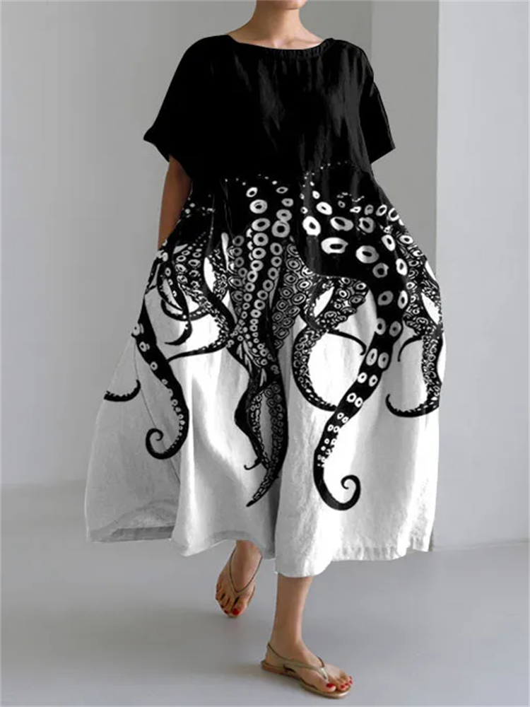 Women's Midi Dress – Black