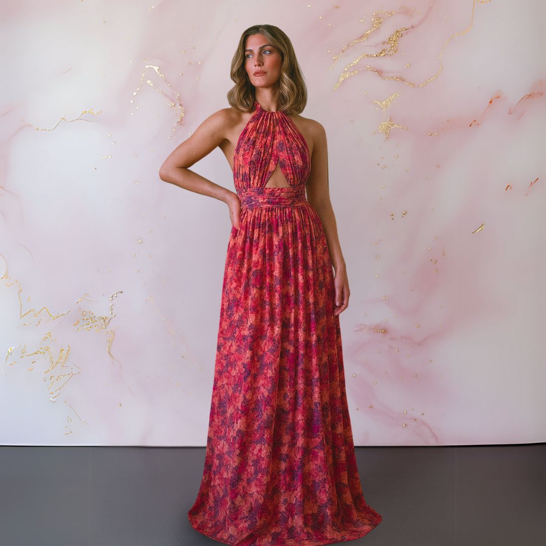 Women's Halter Maxi Dress