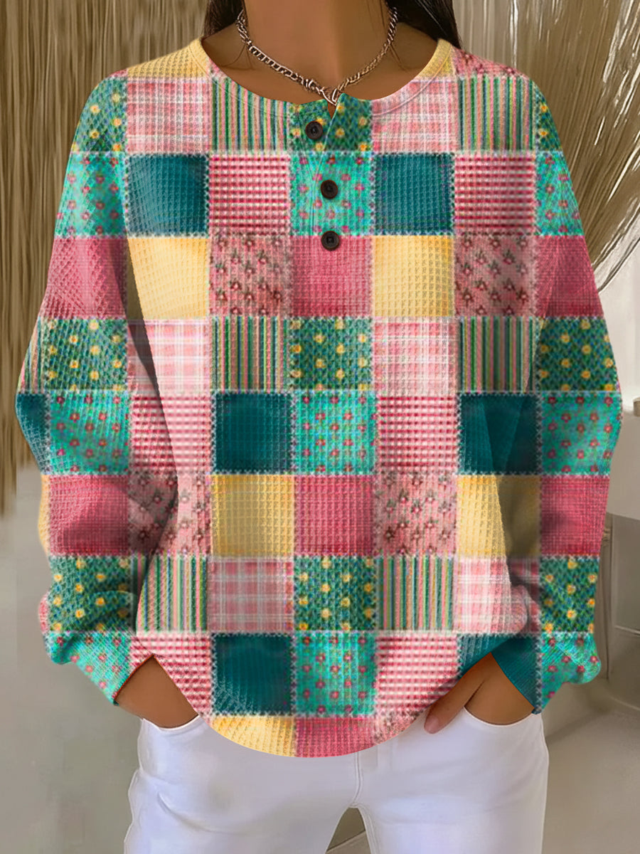 Women's Long Sleeve Sweater – Multicoloured