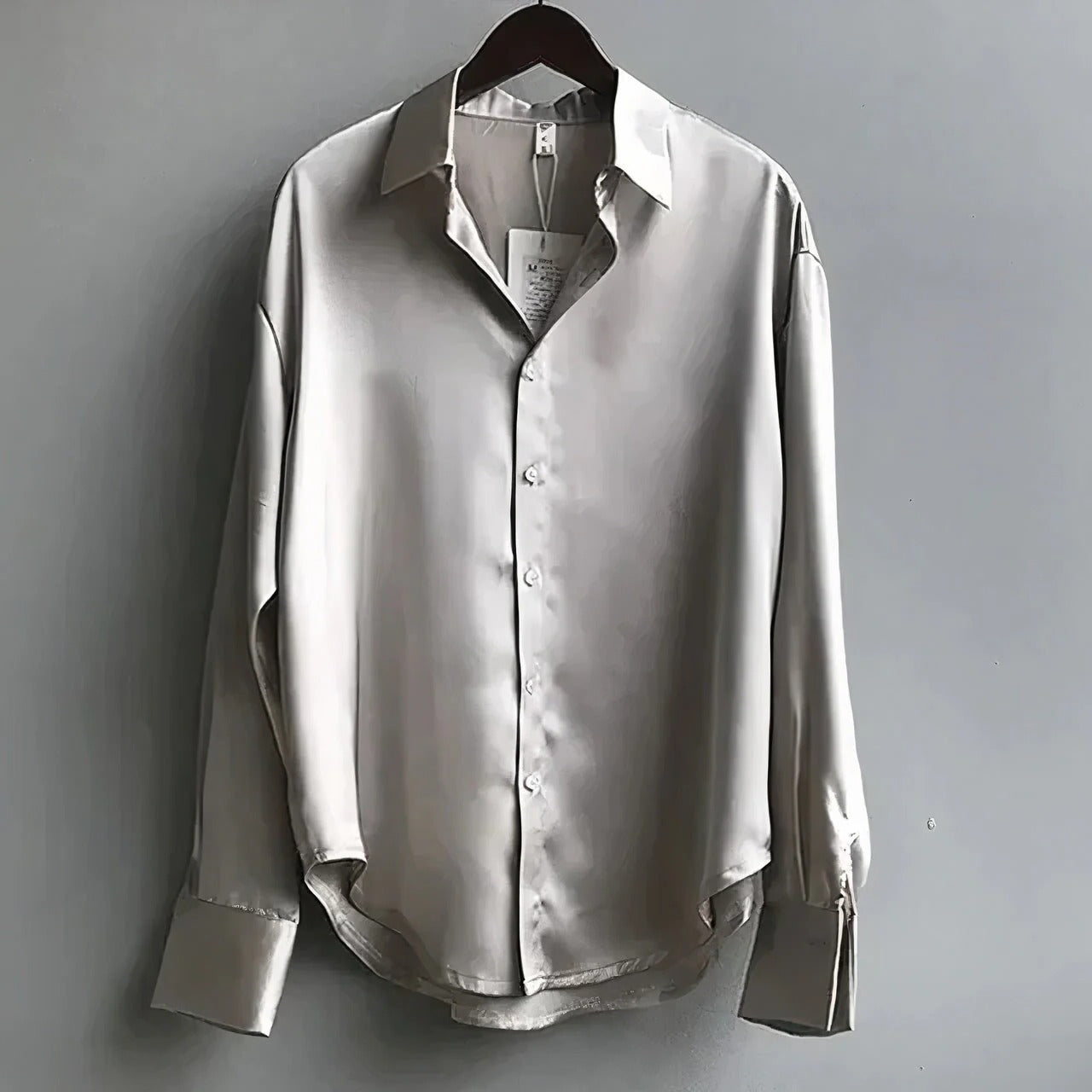 Women's Long Sleeve Blouse – Grey
