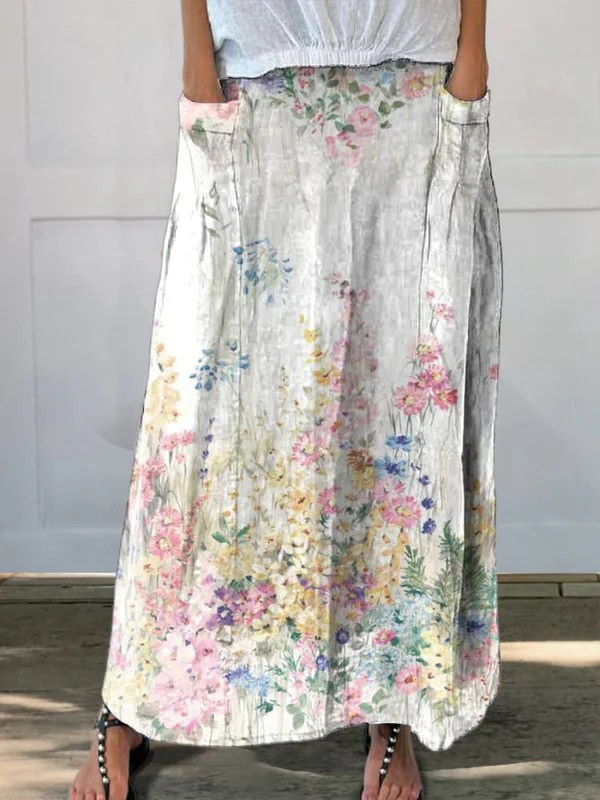 Women's Maxi Skirt – White