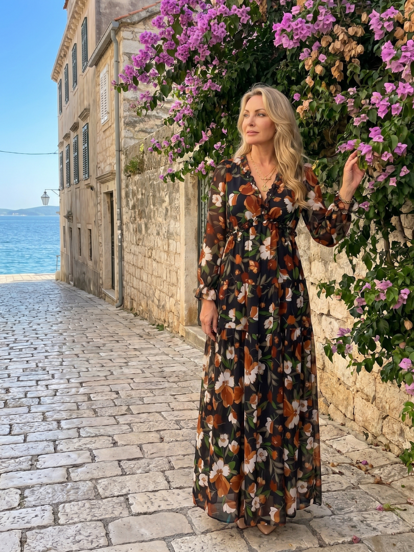 Women's Tiered Maxi Dress