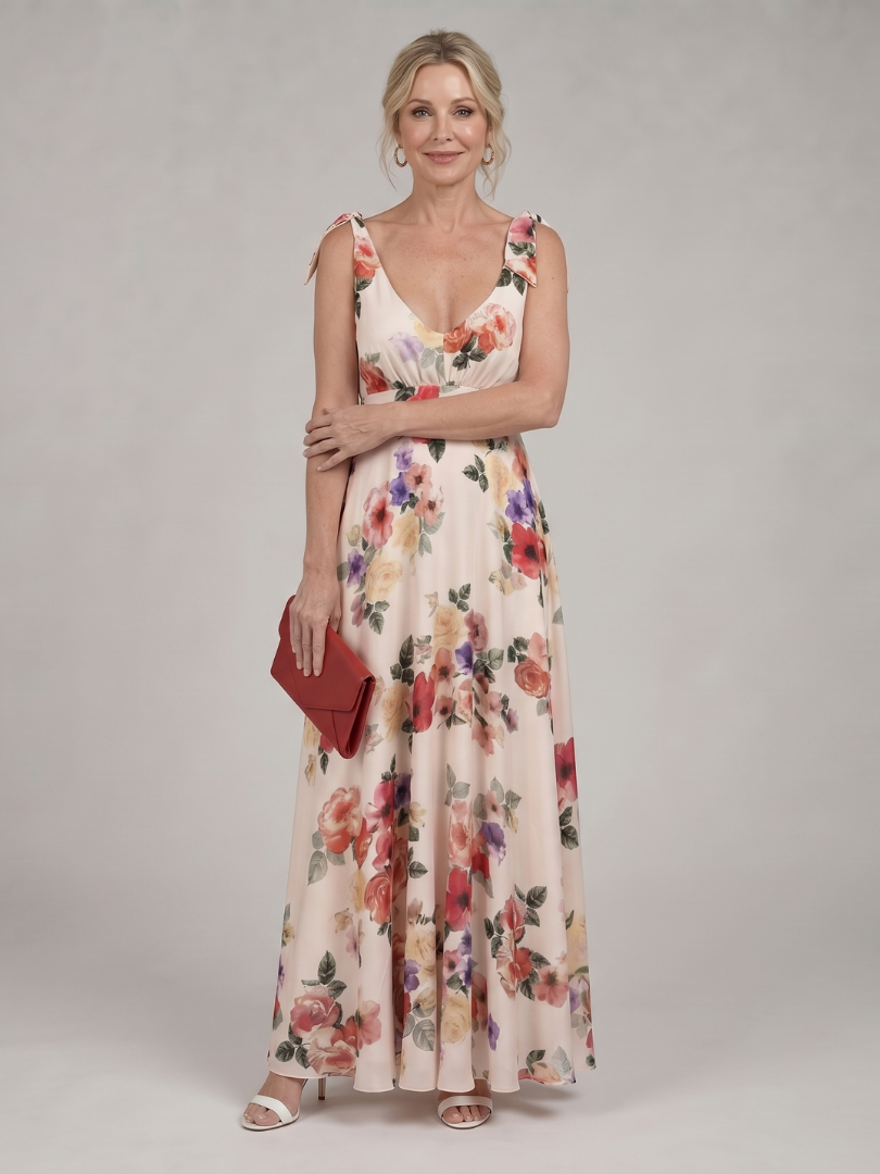 Women's Maxi Dress – Floral