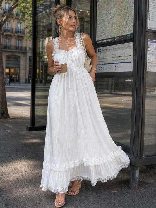 Women's Midi Dress – White