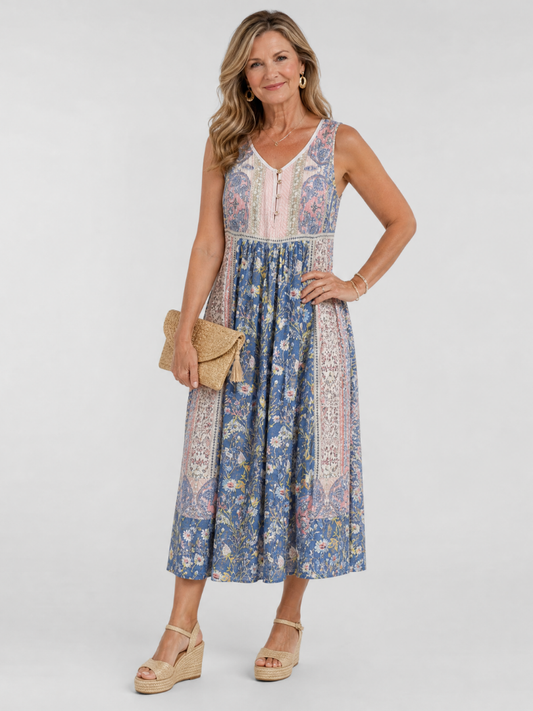 Women's Midi Dress – Multicolor