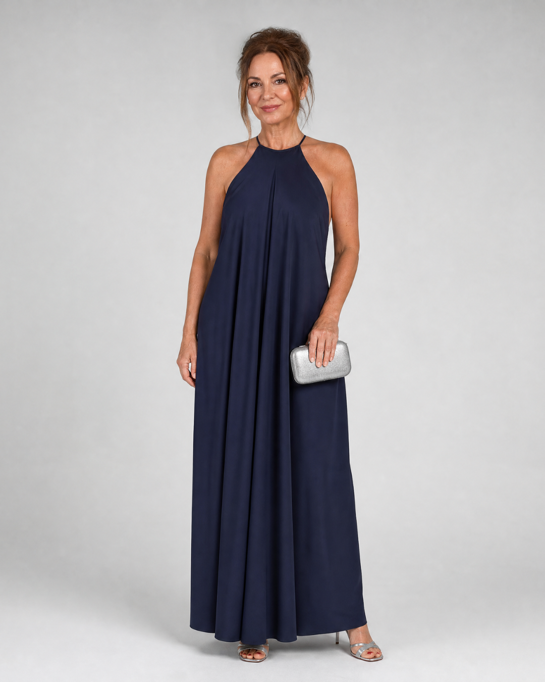 Women's Wedding Guest Maxi Dress – Navy