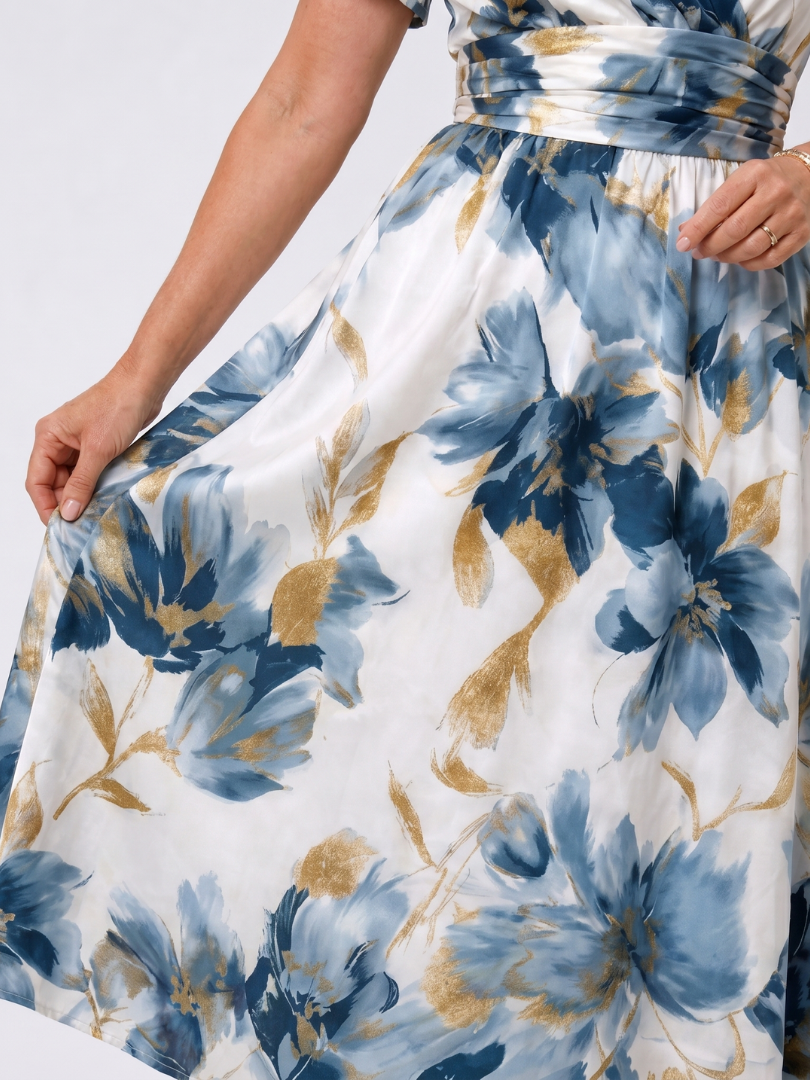 Women's Wrap Midi Dress