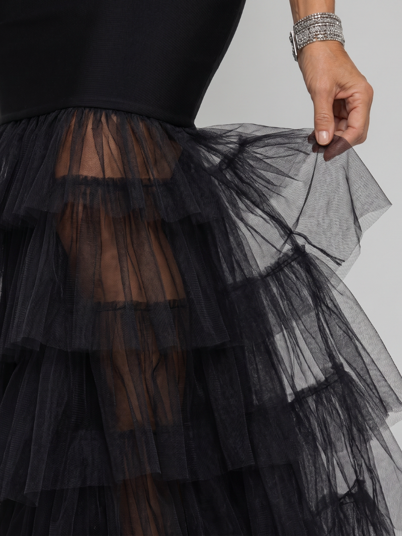 Women's Tiered Formal Maxi Dress