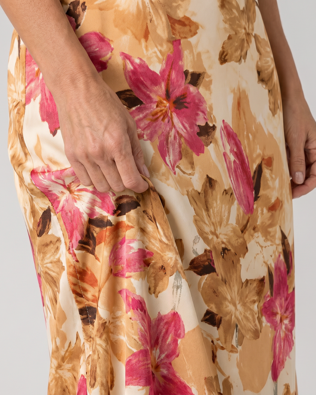 Women's Halter Wedding Guest Midi Dress