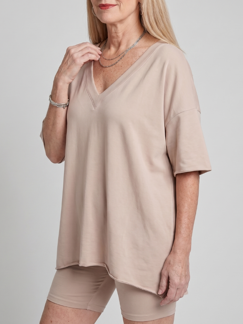 Women's V Neck Summer Short Set