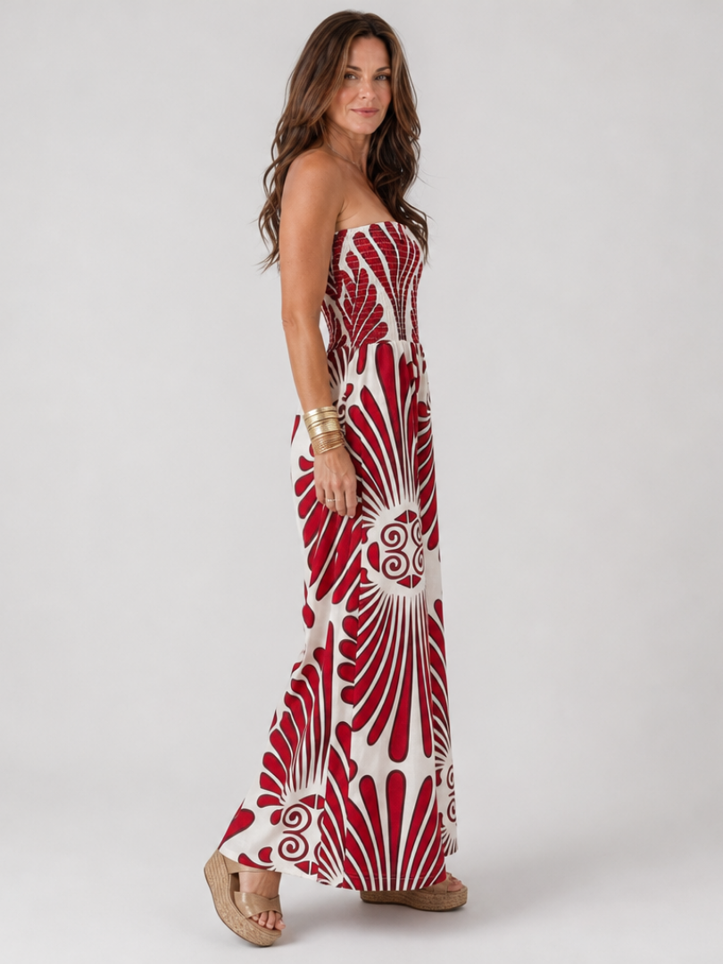 Women's Strapless Maxi Dress