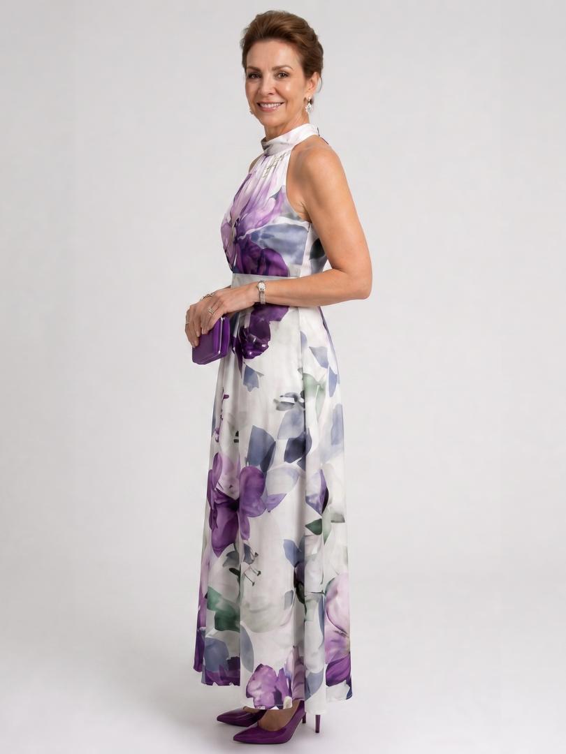 Women's Halter Midi Dress