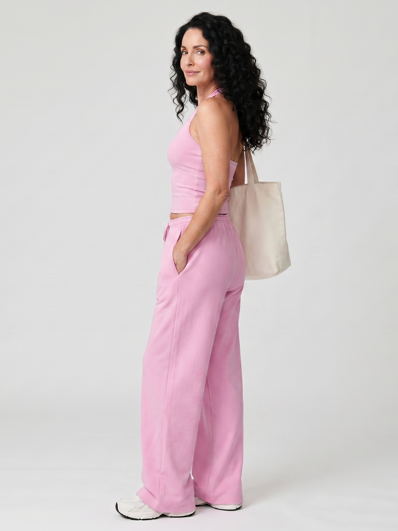 Women's Scoop Neck Sleeveless Summer Pants Set