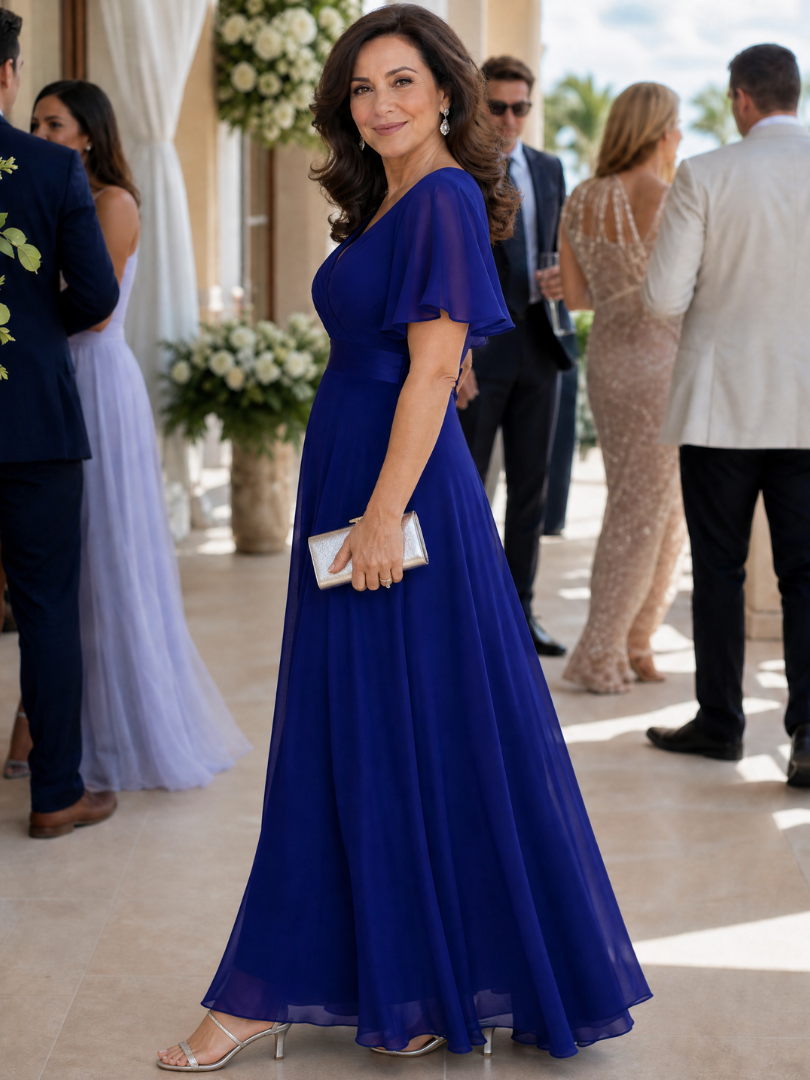 Women's Wedding Guest Maxi Dress