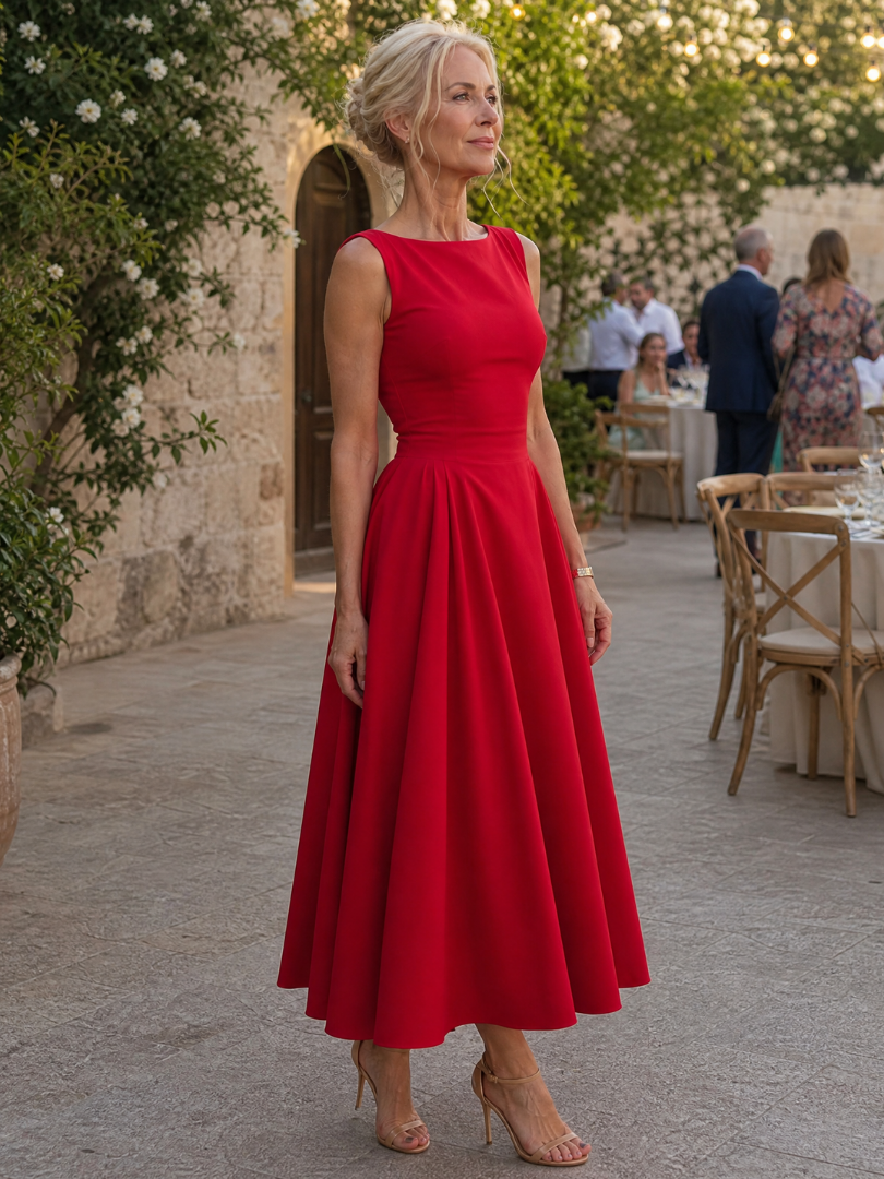 Women's Wedding Guest Midi Dress