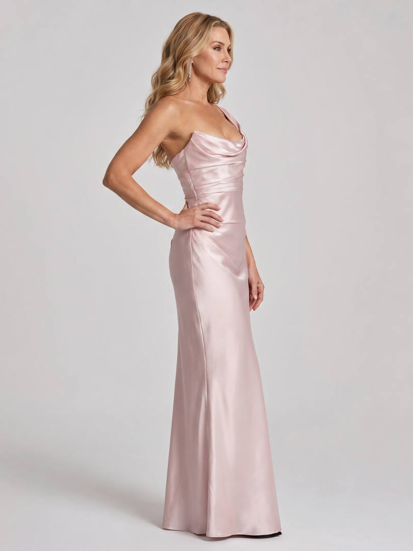 Women's One Shoulder Formal Maxi Dress