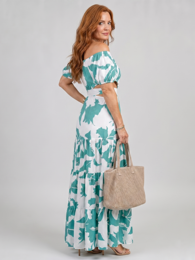 Women's Off Shoulder Maxi Dress