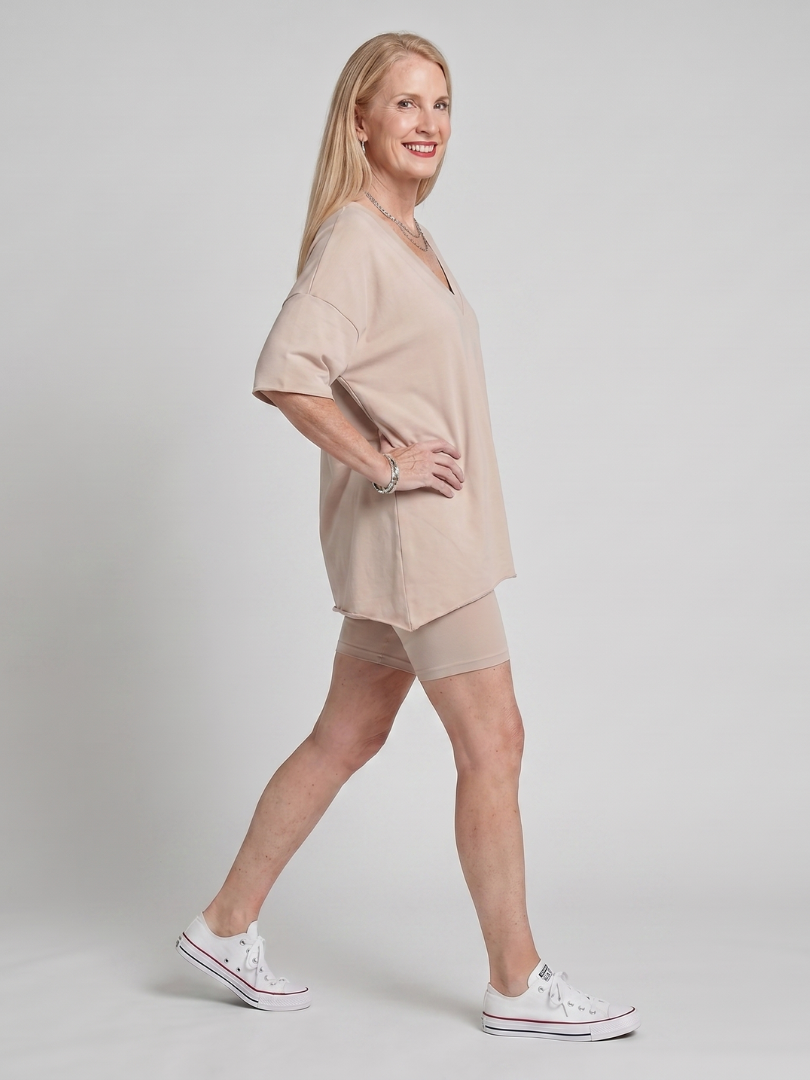 Women's V Neck Summer Short Set