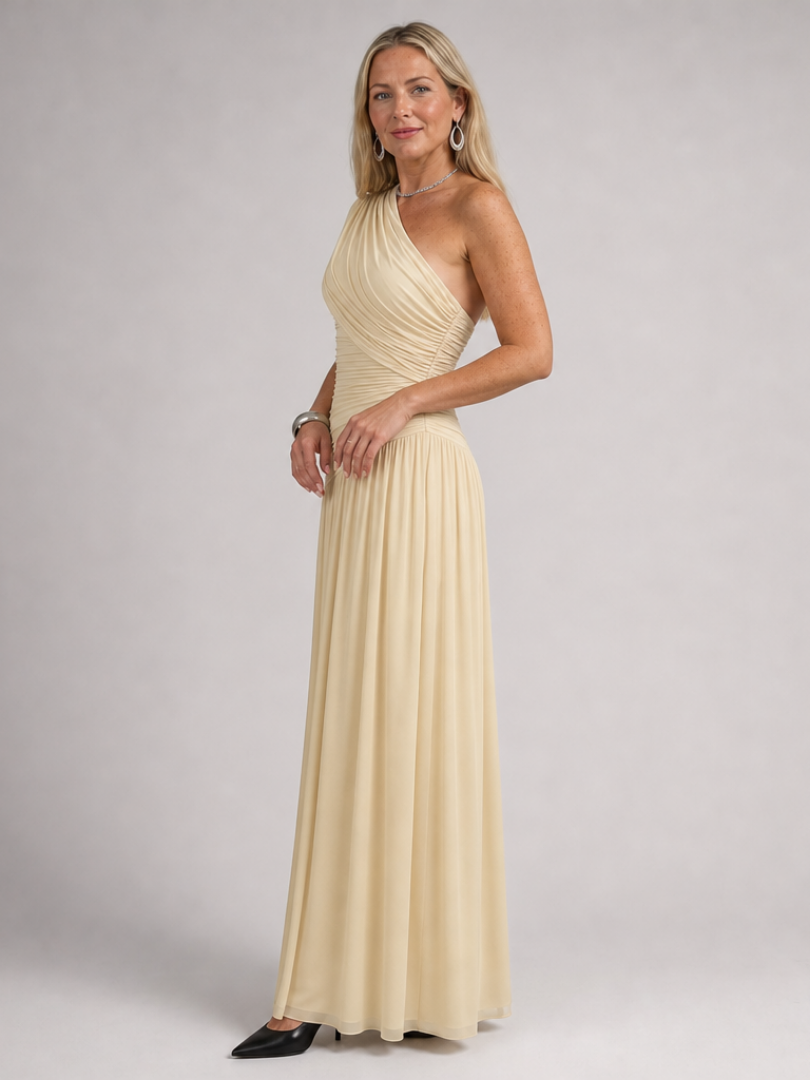 Women's One Shoulder Formal Maxi Dress