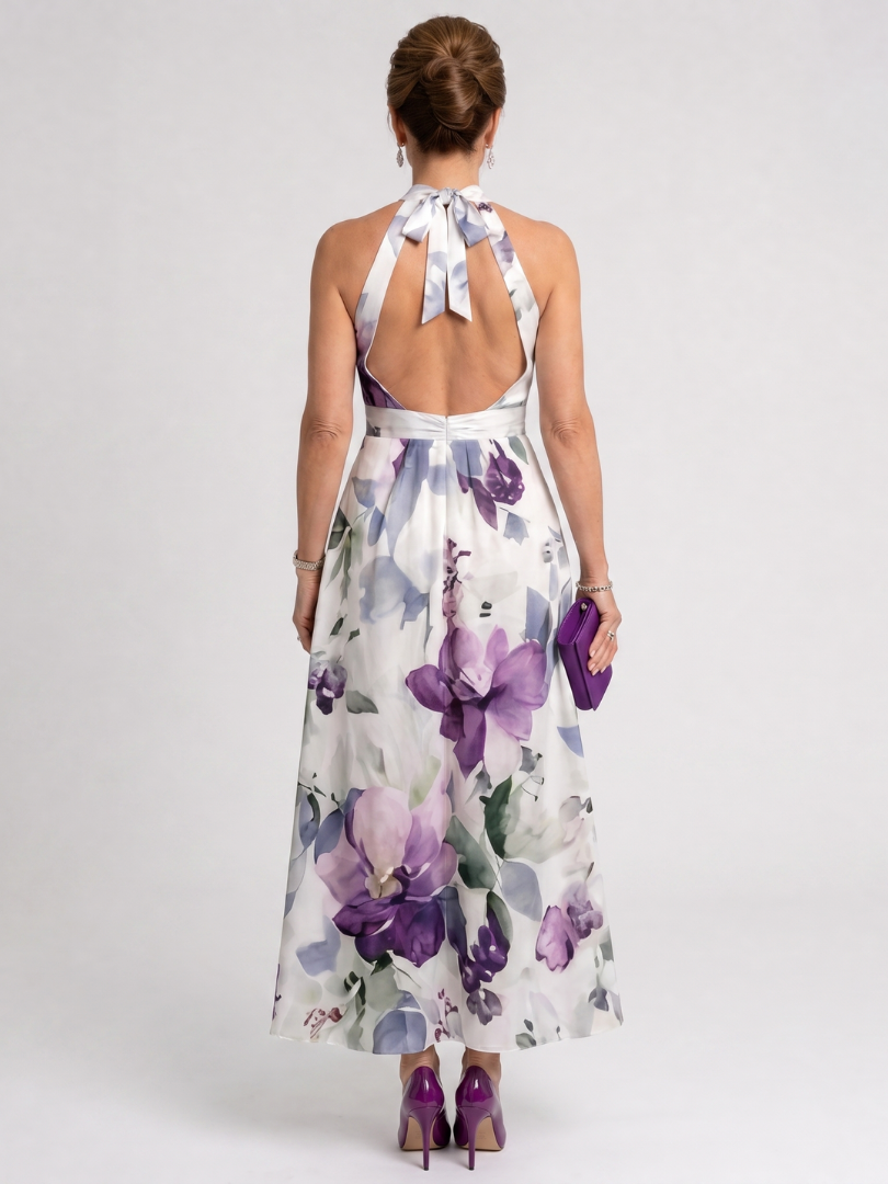 Women's Halter Midi Dress