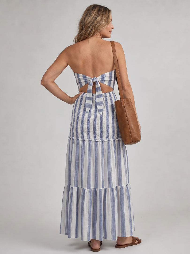 Women's Strapless Midi Dress