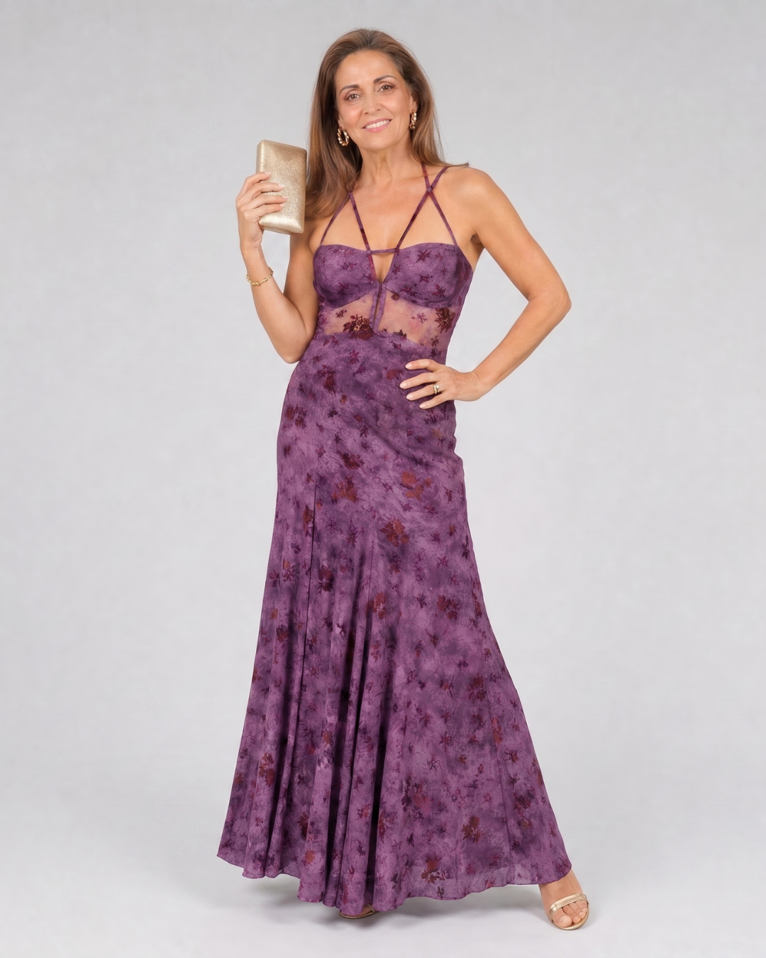 Women's Wedding Guest Midi Dress