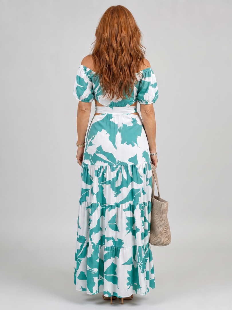 Women's Off Shoulder Maxi Dress