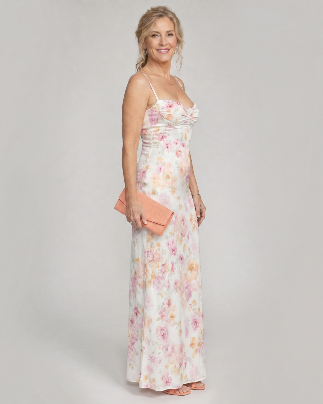Women's Bodycon Wedding Guest Maxi Dress