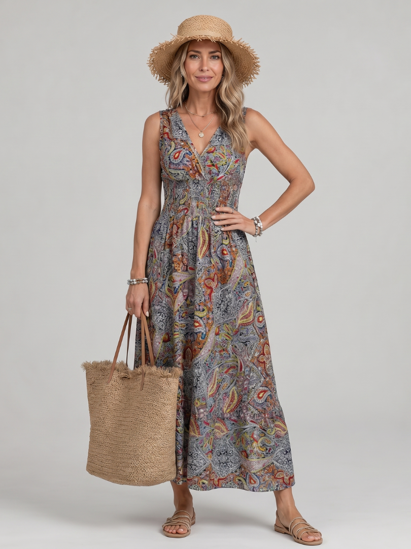 Women's Midi Dress – Floral