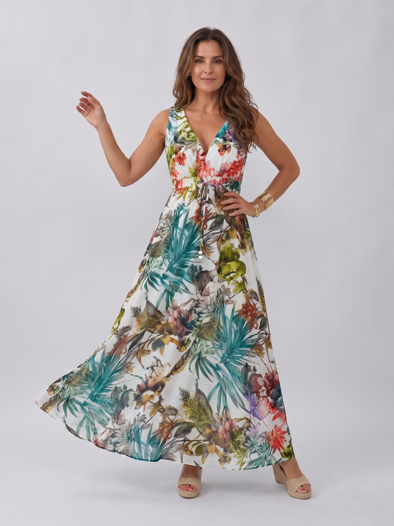 Women's Midi Dress – White