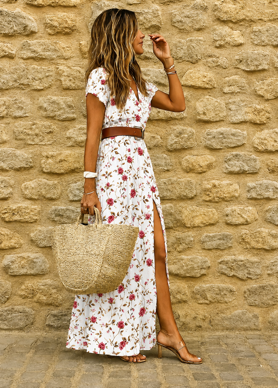 Women's Maxi Dress – Red