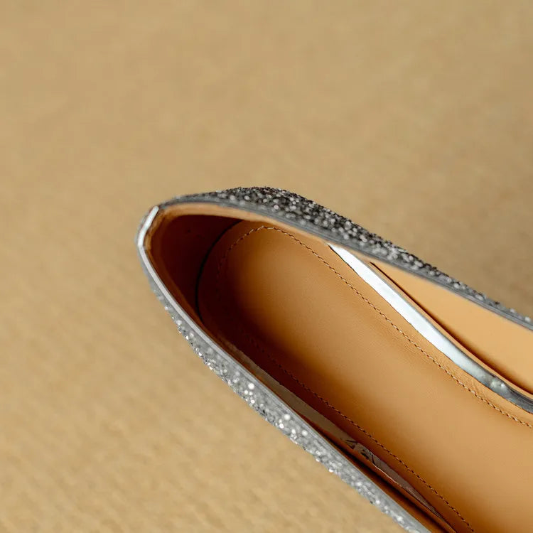 Women's Block Heel Pointed Toe Heels