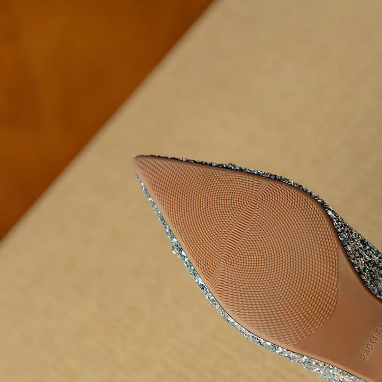 Women's Block Heel Pointed Toe Heels