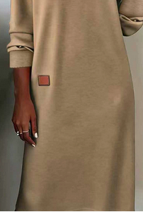 Women's V Neck Midi Dress