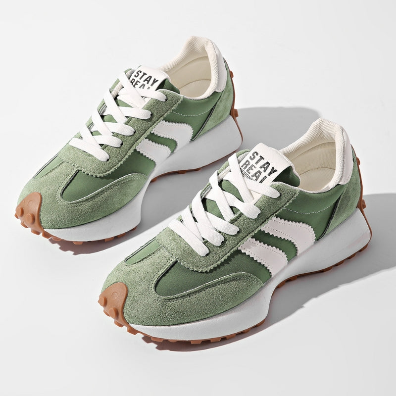 Women's Platform Chunky Sneakers – Green