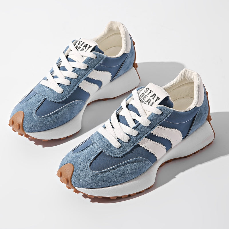 Women's Platform Chunky Sneakers – Blue